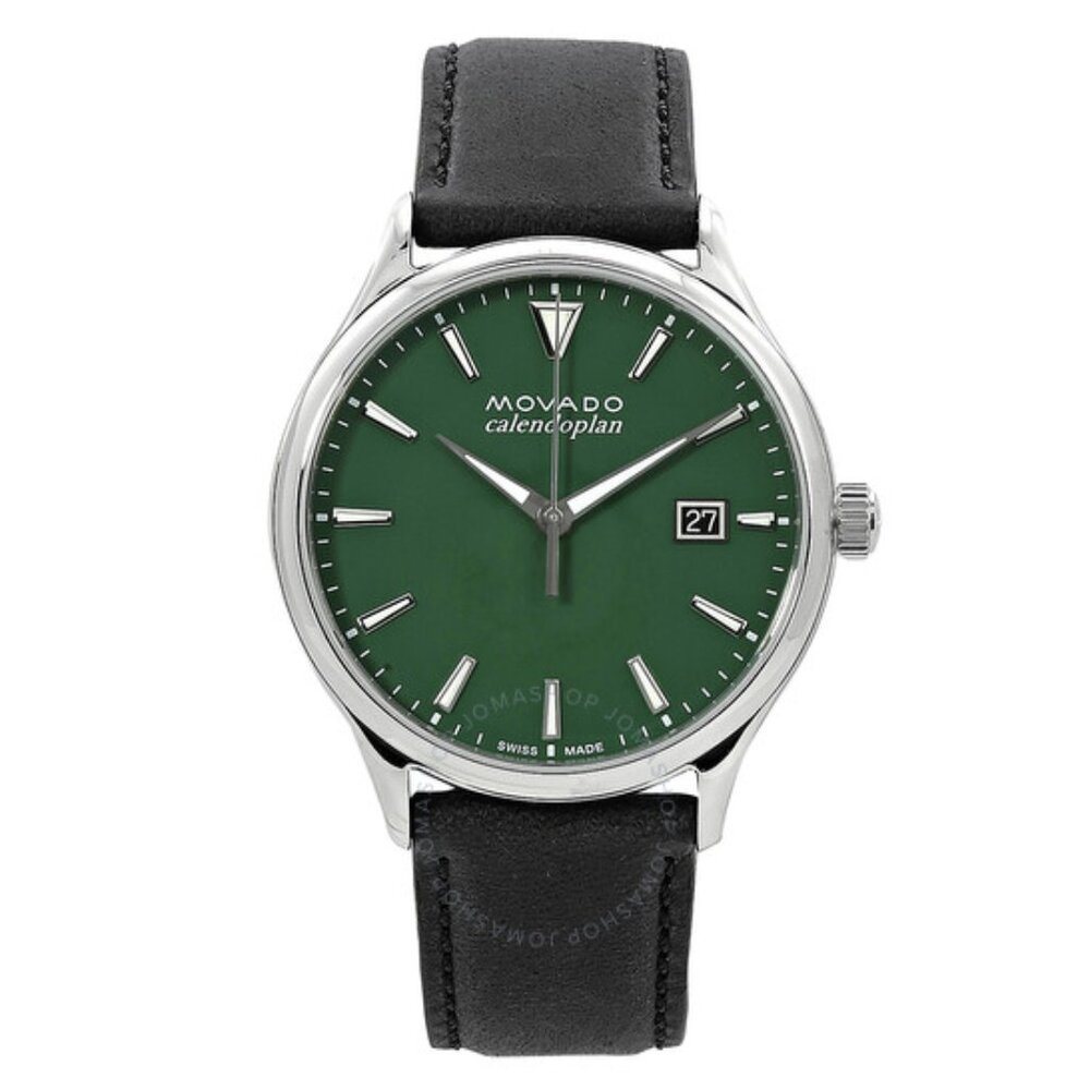 Movado Heritage Quartz Green Dial 40mm Men's Watch - Picture 1 of 11